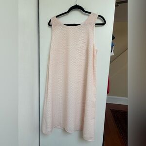 LOFT Blush Geometric Pattern Dress